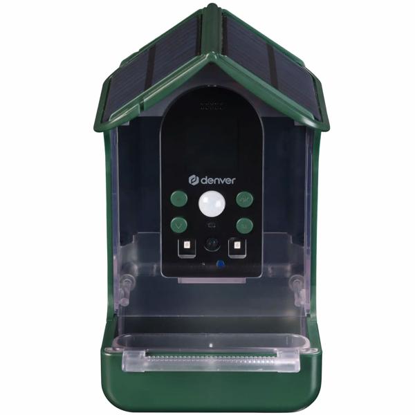 Vogel-Futterhaus mit Kamera und Solarpanel: Wildkamera zum Entdecken der Vogelwelt im Garten hautnah