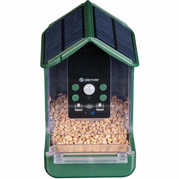 Vogel-Futterhaus mit Kamera und Solarpanel: Wildkamera zum Entdecken der Vogelwelt im Garten hautnah