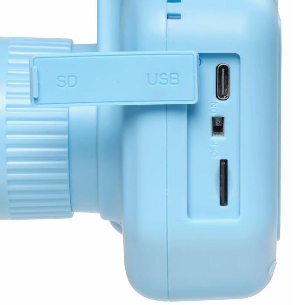 Kinder Sofortbildkamera mit Druckpapier, Blau: 1,3 MP  – Der Spass-Hit für kleine Fotografen & kreative Erinnerungen zum Ausdrucken