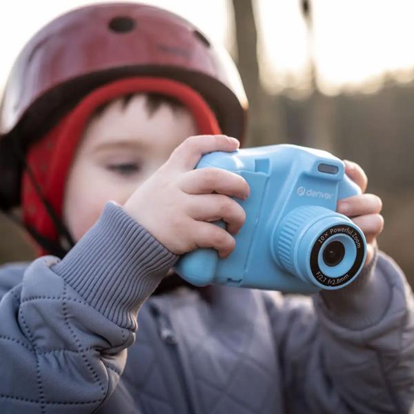 Kinder Sofortbildkamera mit Druckpapier, Blau: 1,3 MP  – Der Spass-Hit für kleine Fotografen & kreative Erinnerungen zum Ausdrucken