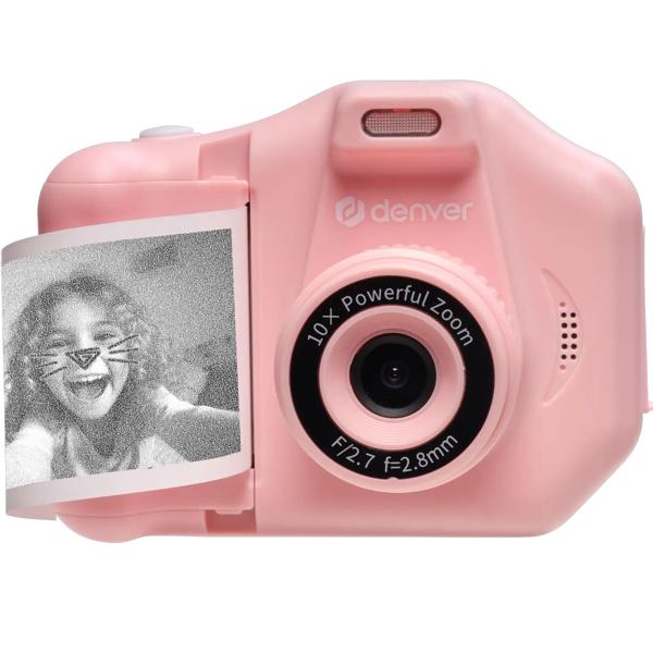 Kinder Sofortbildkamera mit Druckpapier, Rosa: 1,3 MP  – Der Spass-Hit für kleine Fotografen & kreative Erinnerungen zum Ausdrucken