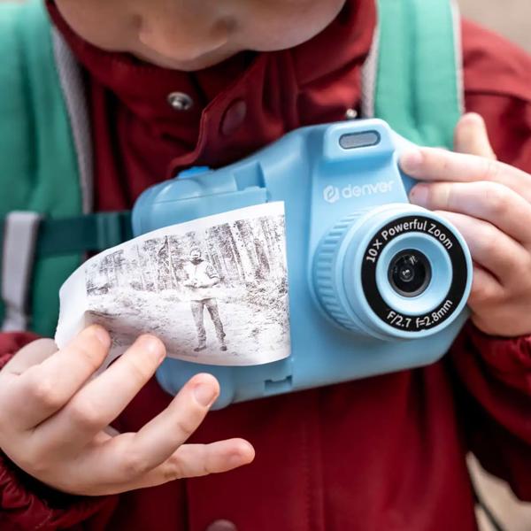 Kinder Sofortbildkamera mit Druckpapier, Rosa: 1,3 MP  – Der Spass-Hit für kleine Fotografen & kreative Erinnerungen zum Ausdrucken