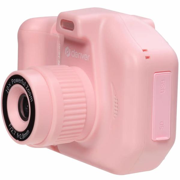 Kinder Sofortbildkamera mit Druckpapier, Rosa: 1,3 MP  – Der Spass-Hit für kleine Fotografen & kreative Erinnerungen zum Ausdrucken