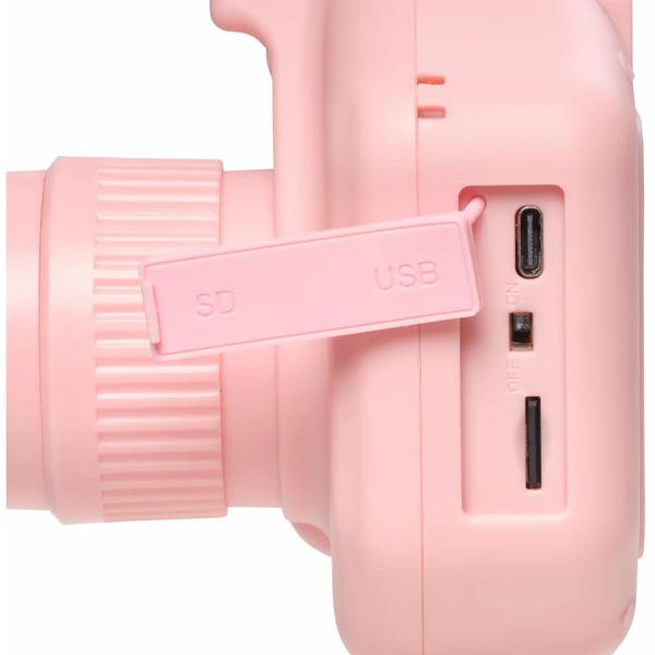 Kinder Sofortbildkamera mit Druckpapier, Rosa: 1,3 MP  – Der Spass-Hit für kleine Fotografen & kreative Erinnerungen zum Ausdrucken
