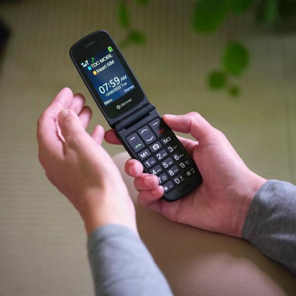 4G Senioren-Klapphandy: 2,4’’ Farbbildschirm, Bluetooth, SOS-Taste – Ein sicheres Notfalltelefon für leichte Bedienung & Erreichbarkeit