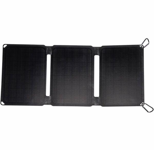Mobiles, faltbares Solarpanel, 20W, USB-C: Effiziente Energie mit 3 monokristallinen Solarzellen – Ideal für Outdoor, Wandern & Camping