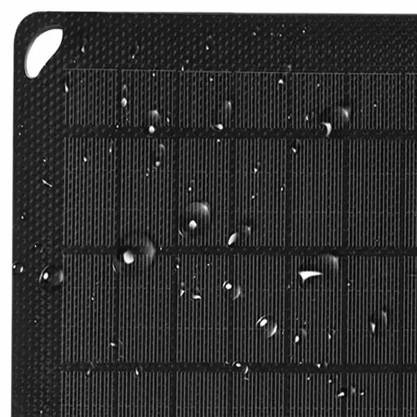 Mobiles, faltbares Solarpanel, 20W, USB-C: Effiziente Energie mit 3 monokristallinen Solarzellen – Ideal für Outdoor, Wandern & Camping