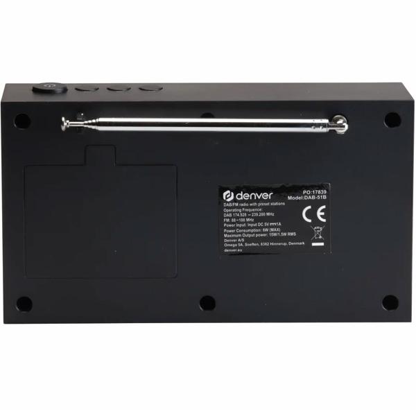 Modernes DAB+/FM Radio mit Uhr & Doppelalarm: Schwarz – Ein Radiowecker für klaren Sound & entspanntes Aufwachen jeden Morgen