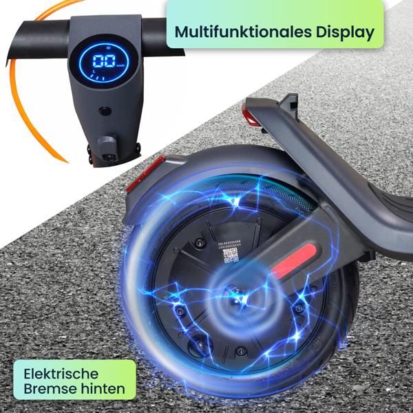 Robuster Elektroroller 350W, 20 km/h: E-Scooter, klappbar & schnell – Ein idealer Begleiter für Pendeln & Freizeit in der Stadt