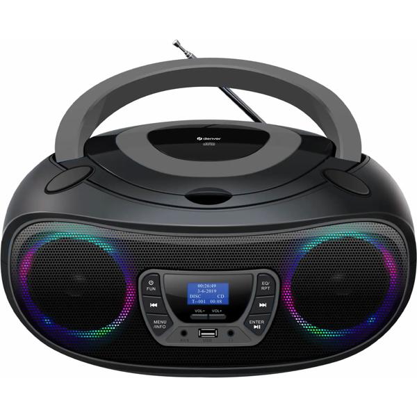 Boombox mit DAB+/FM-Radio, Bluetooth-Funktion, USB, CD-Player & AUX-Eingang  – Ihr perfekter Begleiter für Musikgenuss