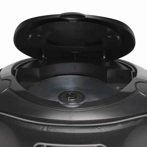 Tragbarer CD-Player Boombox mit Bluetooth-Funktion, CD-Player & MP3-Wiedergabe über USB  – Geniesse kabellose Musik und kraftvollen Sound überall