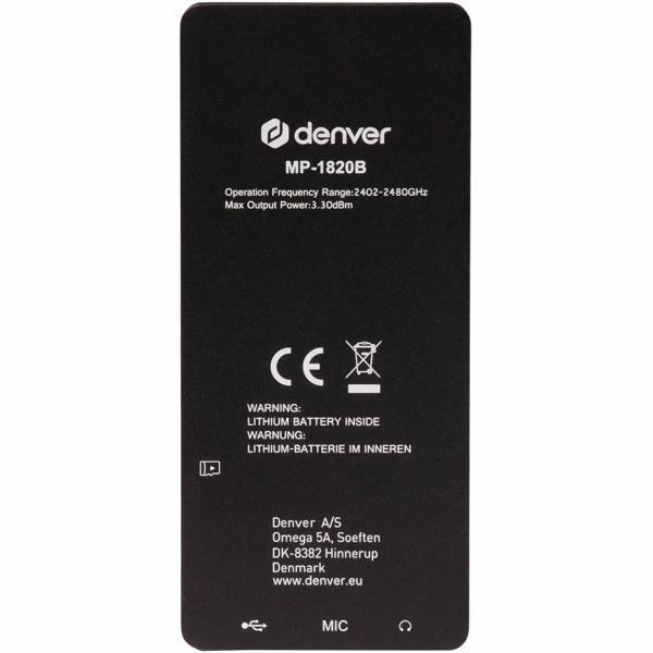 MP4-Player mit 4 GB integriertem Speicher & MicroSD-Kartensteckplatz - tauchen Sie in Ihre eigene Welt ein, begleitet von Ihrer Lieblingsmusik