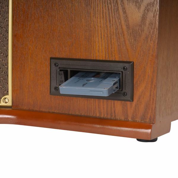 Retro-Musikcenter: All-in-One Plattenspieler, DAB+ Radio & Kassettendeck - perfekter Klang für Ihr Zuhause