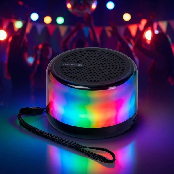 Mini Bluetooth-Lautsprecher mit dynamischen RGB-Lichtern, kraftvollem 30 W Sound und TWS-Stereo Funktion. Party-Feeling garantiert!