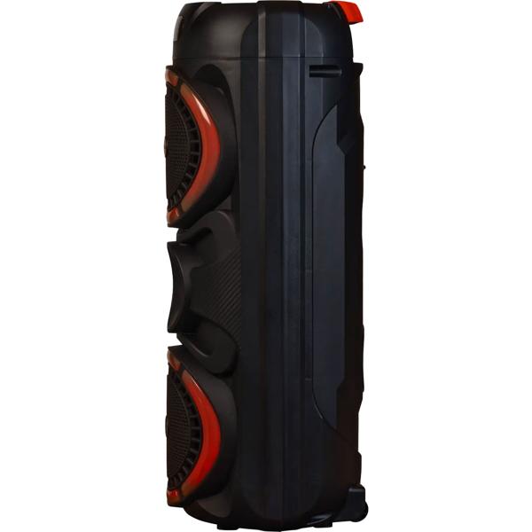 Party-Lautsprecher inkl. Mikrofon, mit Bluetooth & TWS, LED-Lichteffekten und 2x 8-Zoll-Tieftönern für die ultimative Party-Stimmung