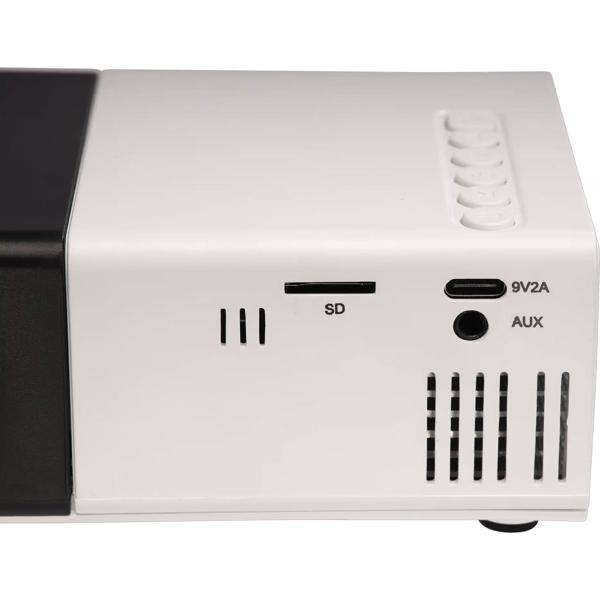 Ultrakompakter Projektor mit HDMI, USB-C & microSD: Leistungsstarker Mini-Beamer - Ihr Begleiter für maximales Kinofeeling und Top-Präsentationen