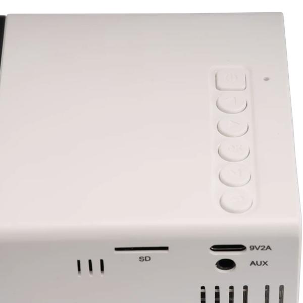 Ultrakompakter Projektor mit HDMI, USB-C & microSD: Leistungsstarker Mini-Beamer - Ihr Begleiter für maximales Kinofeeling und Top-Präsentationen