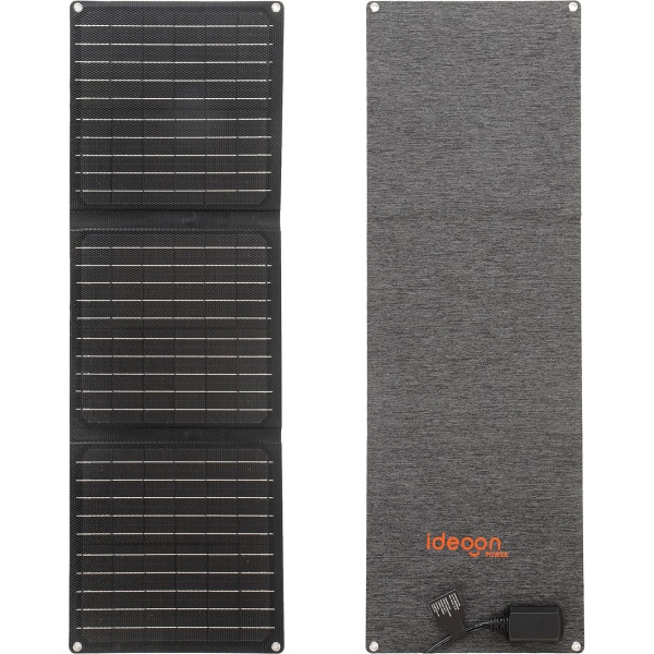 Mobiles Powerstation Set 88,8Wh mit 21W Solarpanel faltbar, 230V Steckdose, 100W, USB-C PD 65W, Solargenerator mit LED-Leuchte für Camping & Outdoor