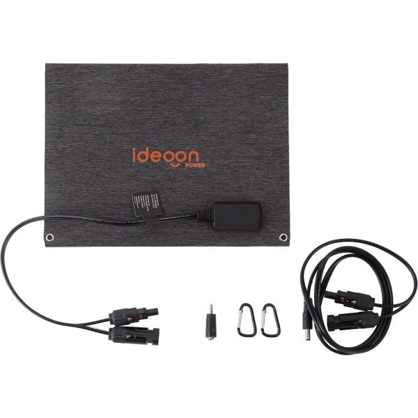 Mobiles Powerstation Set 88,8Wh mit 40W Solarpanel faltbar, 230V Steckdose, 100W, USB-C PD 65W, Solargenerator mit LED-Leuchte für Camping & Outdoor