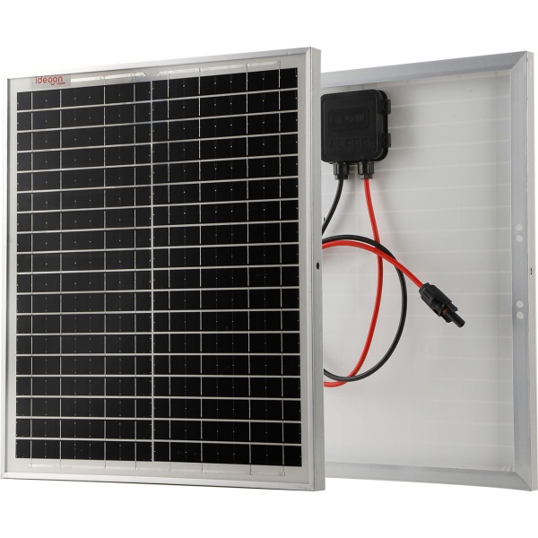 Premium 20 Watt Solarpanel mit MC4-komp.-Anschluss & 1,2m Kabel (DC auf MC4) - Solarmodul 40x35x2 cm mit stabilem Rahmen, 21,8V Spannung