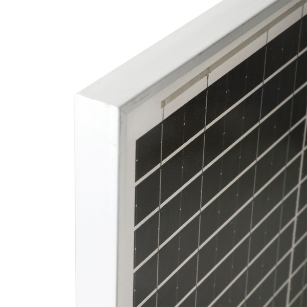 Premium 20 Watt Solarpanel mit MC4-komp.-Anschluss & 1,2m Kabel (DC auf MC4) - Solarmodul 40x35x2 cm mit stabilem Rahmen, 21,8V Spannung