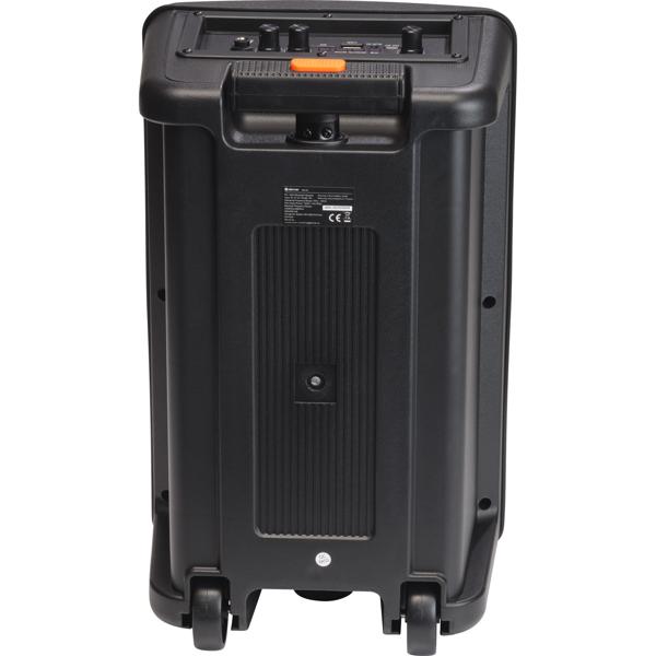 Leistungsstarker 8-Zoll Bluetooth Trolley Lautsprecher mit sattem 12W RMS Sound für beste Party-Stimmung - mobil, stark, zuverlässig