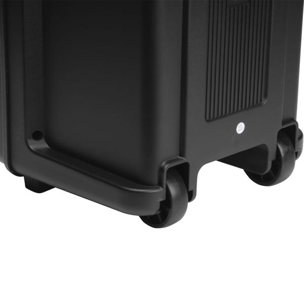 Leistungsstarker 8-Zoll Bluetooth Trolley Lautsprecher mit sattem 12W RMS Sound für beste Party-Stimmung - mobil, stark, zuverlässig