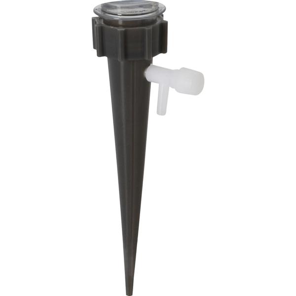 Tropfbewässerungssystem für PET-Flaschen 4-tlg. - automatische Pflanzenbewässerung im Urlaub & Alltag - integrierte Regulierung, schwarz-weiss