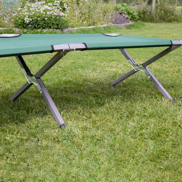 2er-Set Profi Feldbett klappbar, grün – Maximale Erholung im Outdoor Einsatz. Ideal für Camping, Angeln, Gäste. Robustes Faltbett mit Komfort & Stabilität!