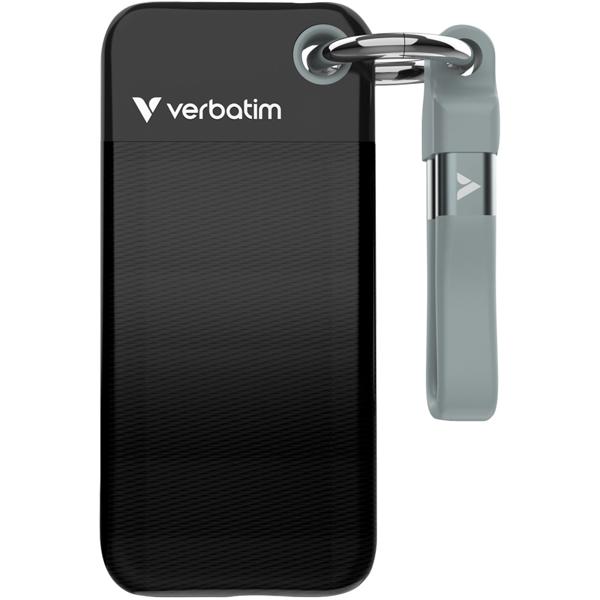 Ultrakompakte SSD 1TB, USB 3.2, Typ-C, Pocket, schwarz-grau: Externe Festplatte – Ein ultraschneller Speicher für PC/Mac/Handy