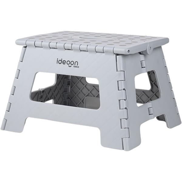 2er-Set Stabiler Klappbarer Tritthocker bis 150 kg belastbar – Faltbarer Tritthocker flach & platzsparend für Küche, Bad, Wohnmobil, u.v.m.