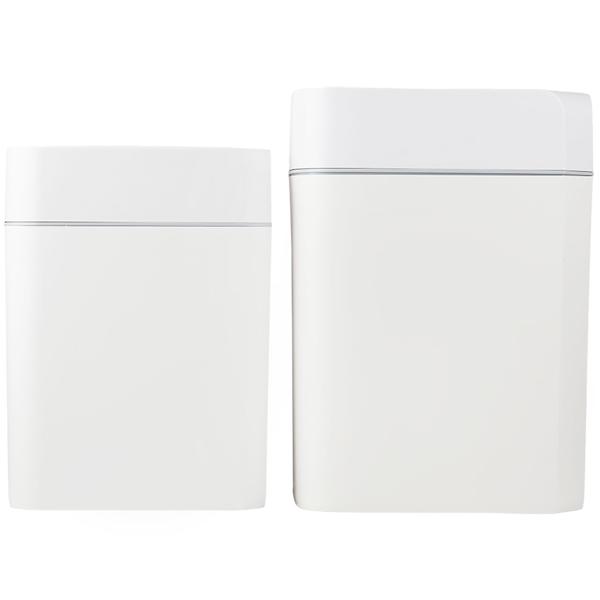 Premium Sensor Mülleimer Set, 12L & 16L, Automatischer Abfalleimer mit Bewegungssensor, Weiss - Berührungslos & Hygienisch - Für Zuhause, Küche & Büro