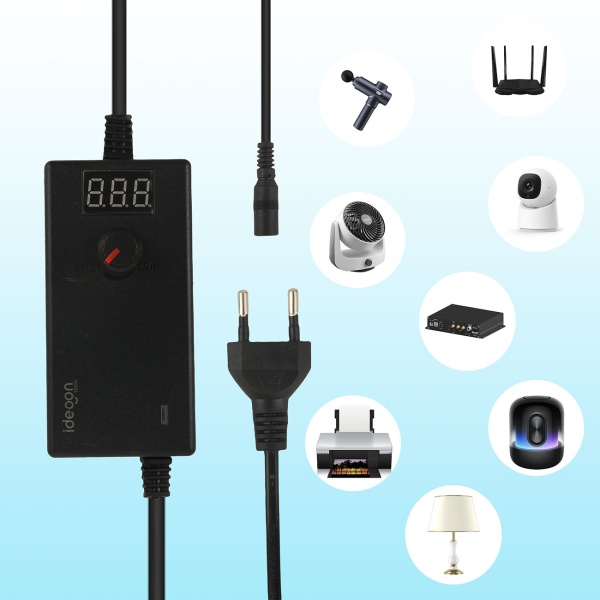 Universal Netzteil 36W, 5-24V - AC/DC Schaltnetzteil mit 7 Adaptern für Router, LED-Strips, Monitore, Kameras & mehr - Flexibles Ersatznetzteil, 3A