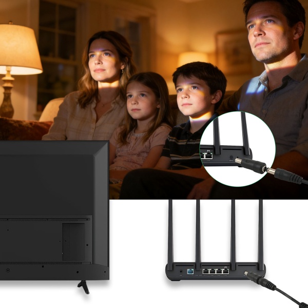 Universal Netzteil 3-12V 600mA 7,2W inkl. 6 Adapter, Pol-Wender & Schlüssel - Flexibles Schaltnetzteil für Kleingeräte, effizient & sicher