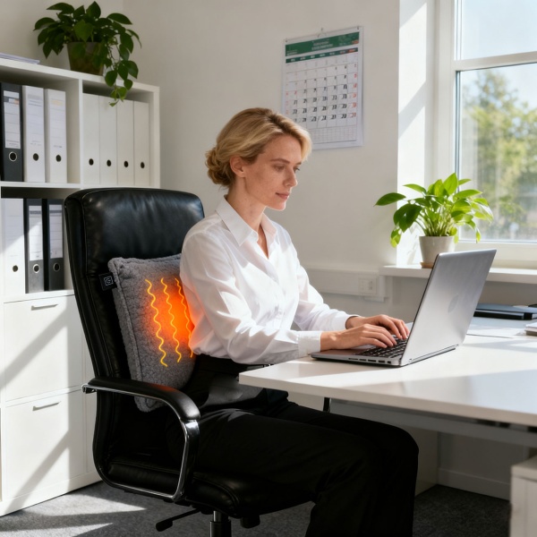 Luxus Heizkissen 45x45 kabellos – Wärmekissen mit 5000mAh Akku, 3 Stufen, USB & weiche Füllung - Sanfte Wohlfühlwärme für Ihr Zuhause