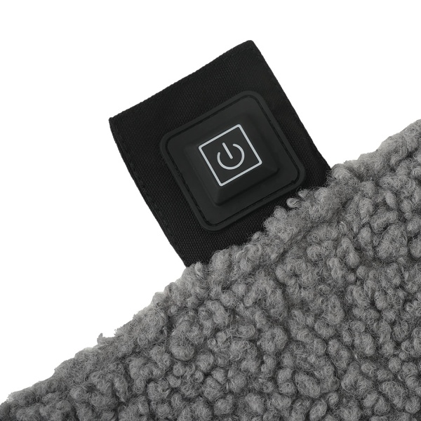 Beheizbares Sitzkissen mit Rückenteil, Akku: Mobile Heizmatte für Zuhause, Auto & Büro, 3 Stufen Wärme, ergonomische Sitzauflage, 45 x 135 cm