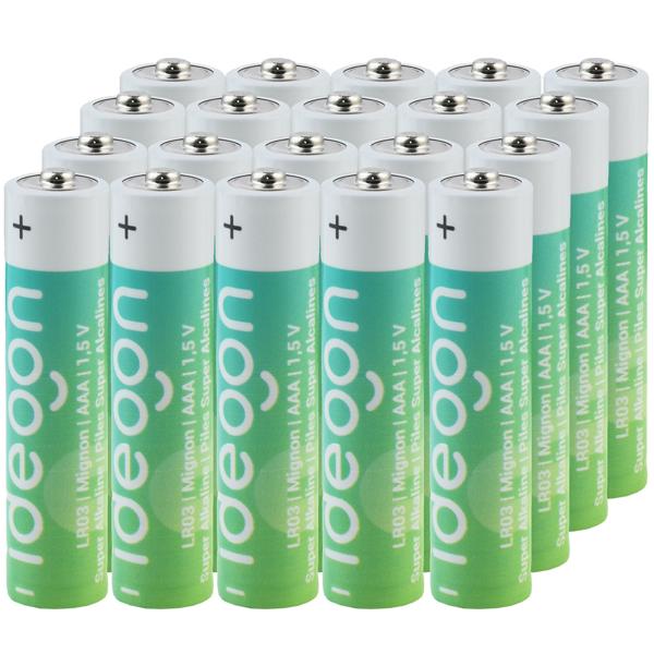 100er-Pack Super Alkaline Batterien AAA / LR03 (Micro), 1,5 Volt: Langlebige Power für Ihre Geräte – Zuverlässige 1.5V Micro-Zellen für den Alltag