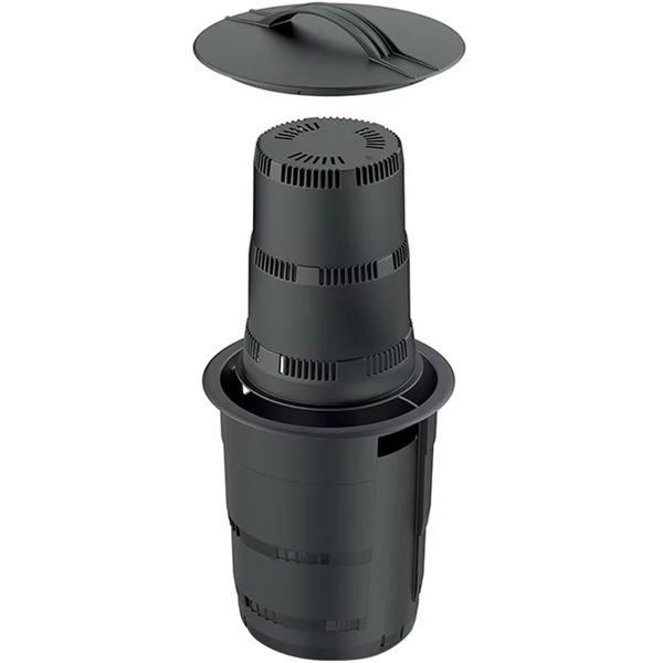 Unterirdischer Mini-Wurmkomposter 11L - Effiziente Küchen-/Gartenabfall-Verwertung für nährstoffreichen Dünger - Geruchlos, platzsparend - Ø 25x53cm