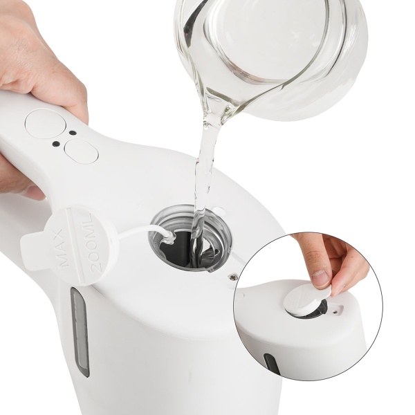 Profi 3in1 Dampfreiniger & Boden-Dampfbesen: 1200W Handgerät gegen Bakterien ohne Chemie für Boden, Bad, Möbel - in 15s startklar