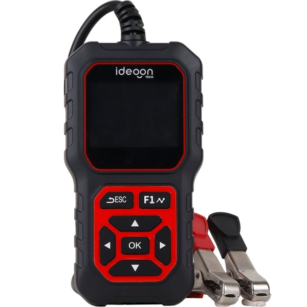 Digitaler 5-36V Batterietester mit 2.4 Zoll LCD Farbdisplay, Autobatterie Prüfgerät für Nass AGM Gel EFB Lithium, 12V 24V Starttest