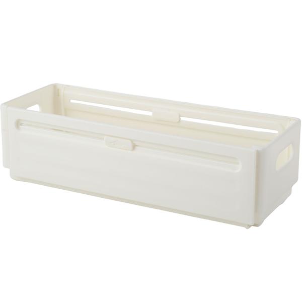 6er-Set Küchenschrank-Organizer Ausziehbar (28-48 cm) – Anpassbarer Regal-Einsatz für Ordnung in Schrank & Kühlschrank – Faltbar, Weiss