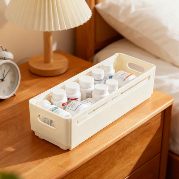 6er-Set Küchenschrank-Organizer Ausziehbar (28-48 cm) – Anpassbarer Regal-Einsatz für Ordnung in Schrank & Kühlschrank – Faltbar, Weiss