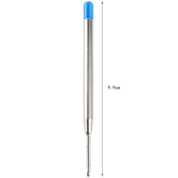 10er-Set Kugelschreiber-Minen in Minenstärke B, Blau – Universelle Ersatzminen für Kugelschreiber – Langlebig für Büro und Alltag