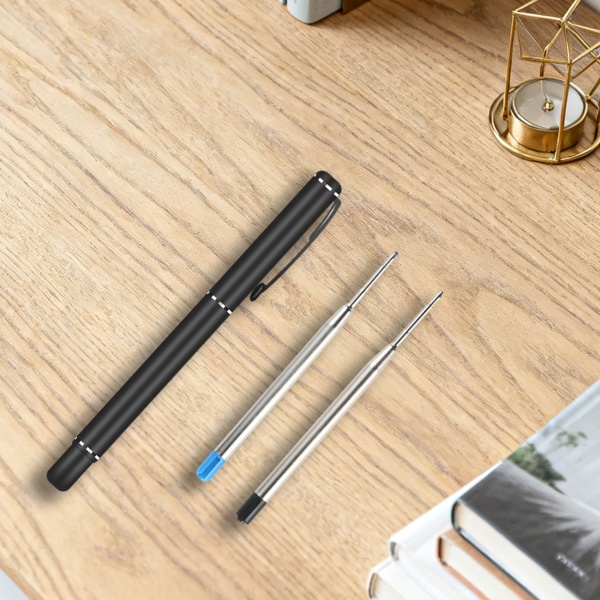 10er-Set Kugelschreiber-Minen in Minenstärke B, Blau – Universelle Ersatzminen für Kugelschreiber – Langlebig für Büro und Alltag