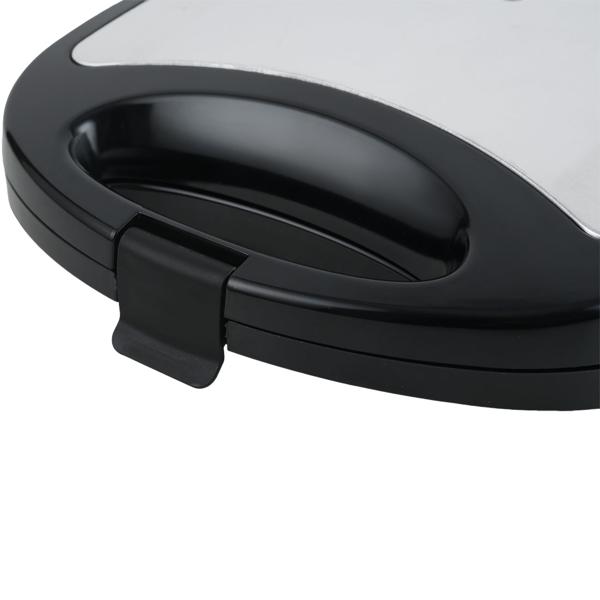 Sandwichmaker für 2 Sandwiches mit 850 Watt Leistung, Antihaftbeschichtung, Cool-Touch-Griff,  Sandwich-Toaster für die schnelle Küche