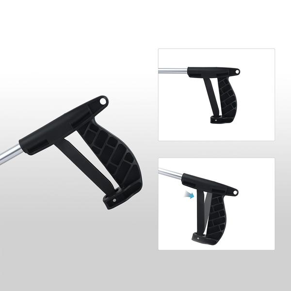 Praktischer Greifarm 76 cm – Ergonomische Greifzange mit Magnetspitze und 360° drehbarem Kopf – Für Senioren, Aufheben, Müllsammler, den Garten & mehr