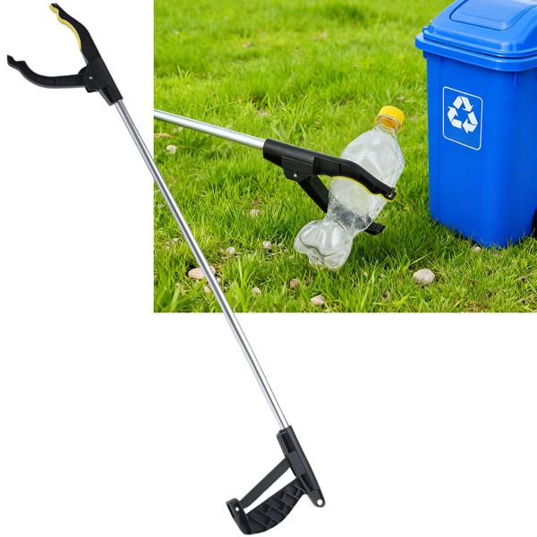 Praktischer Greifarm 76 cm – Ergonomische Greifzange mit Magnetspitze und 360° drehbarem Kopf – Für Senioren, Aufheben, Müllsammler, den Garten & mehr