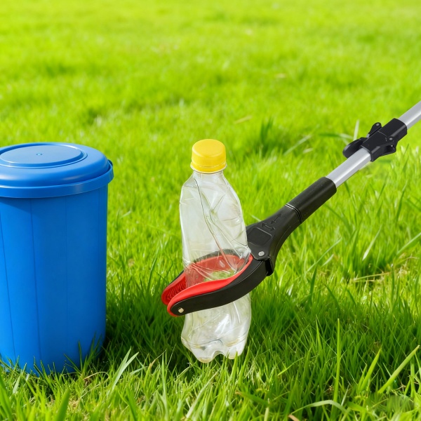 2er-Set Faltbare Greifzange 92cm aus leichtem Aluminium mit starker Magnetspitze & Antirutsch-Griff – Für Senioren, fürs Bücken, Aufheben, den Garten & mehr