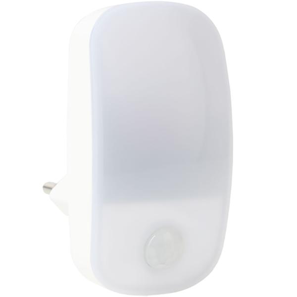 LED Nachtlicht Stecker mit Bewegungsmelder & Dämmerungssensor, Orientierungslicht für die Steckdose, 11 Lm Warmweiss, für Flur, Treppe & Kinderzimmer