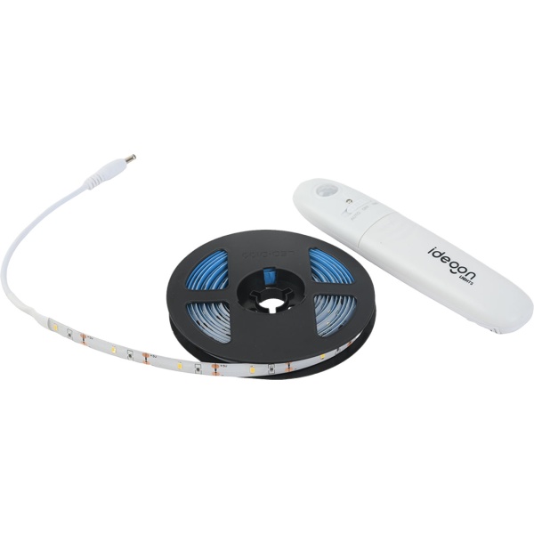 2er-Set 3m LED Streifen warmweiss mit Bewegungsmelder & Batteriebetrieb - Selbstklebendes Lichtband, Nachtlicht Stripe, 90 LEDs, 5W